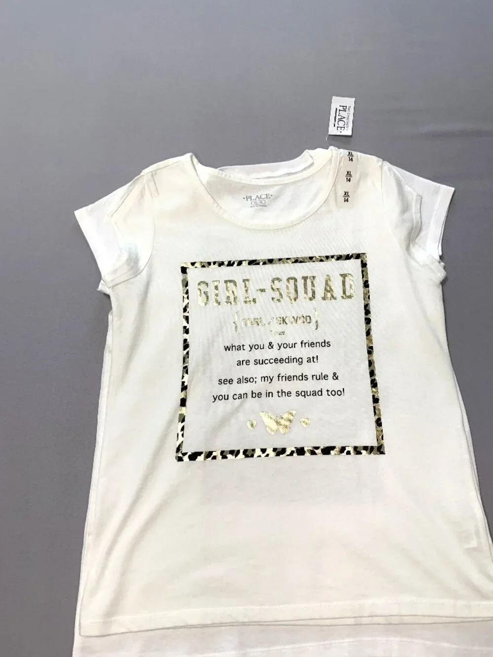 Brand New 3 Piece Girls Black Flare Pants Graphic Tee Short Sleeves Size 14/16